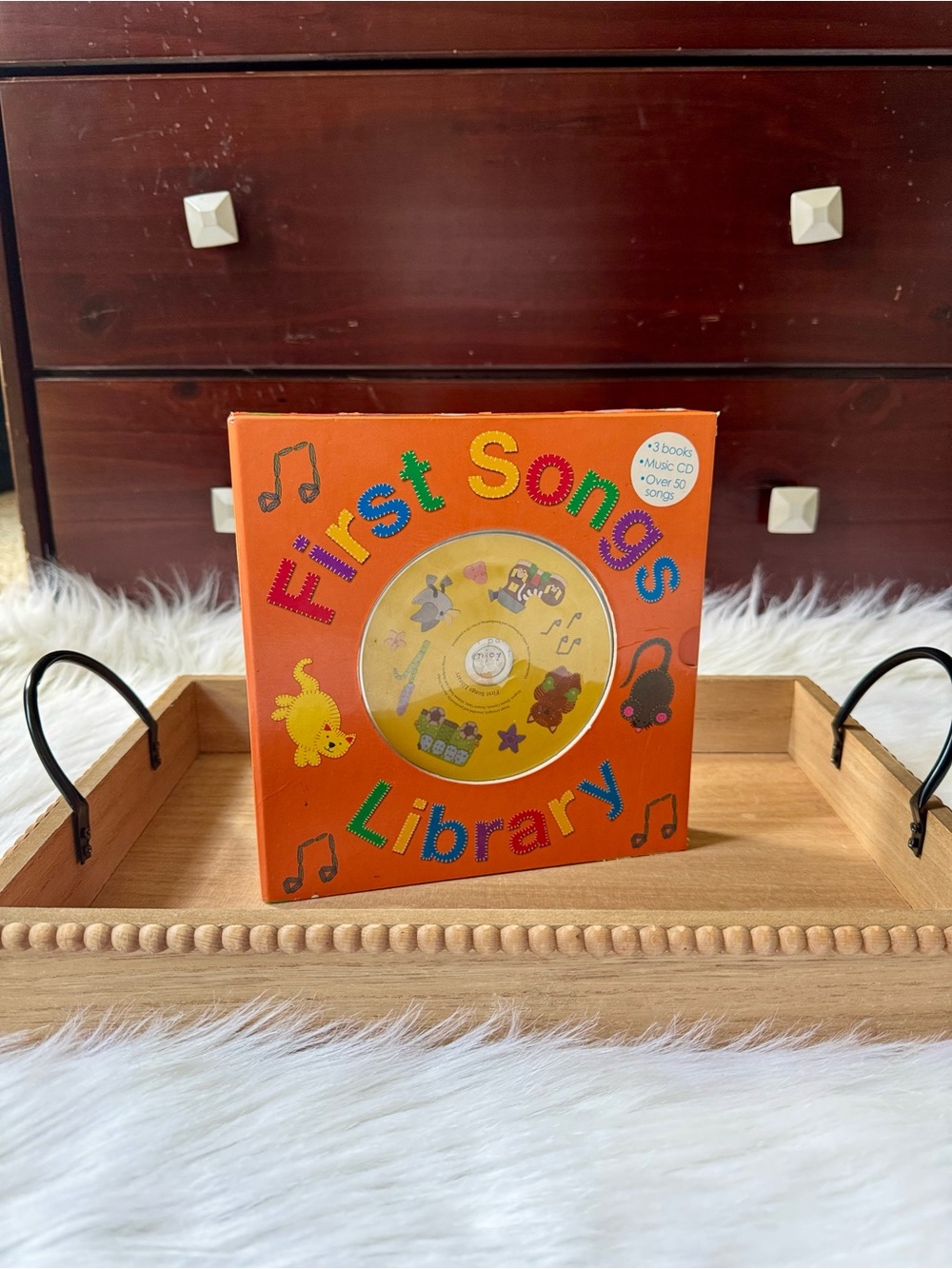 Priddy Books First Songs Library 3 Book + CD Complete Box Set